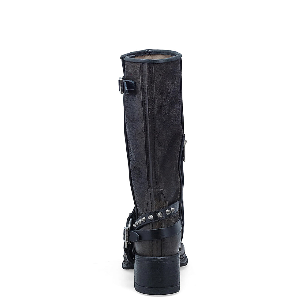 Chase Women's Leather Moto Boot