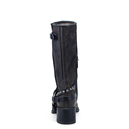 Chase Women's Leather Moto Boot