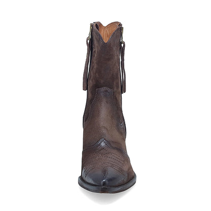 Clint Women's Leather Suede Western Boot