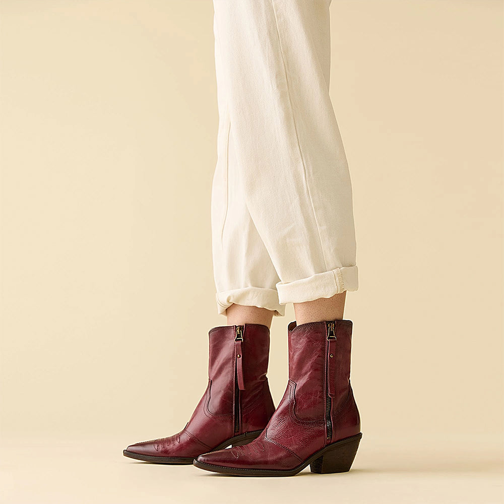 Clint Women's Leather Western Boot
