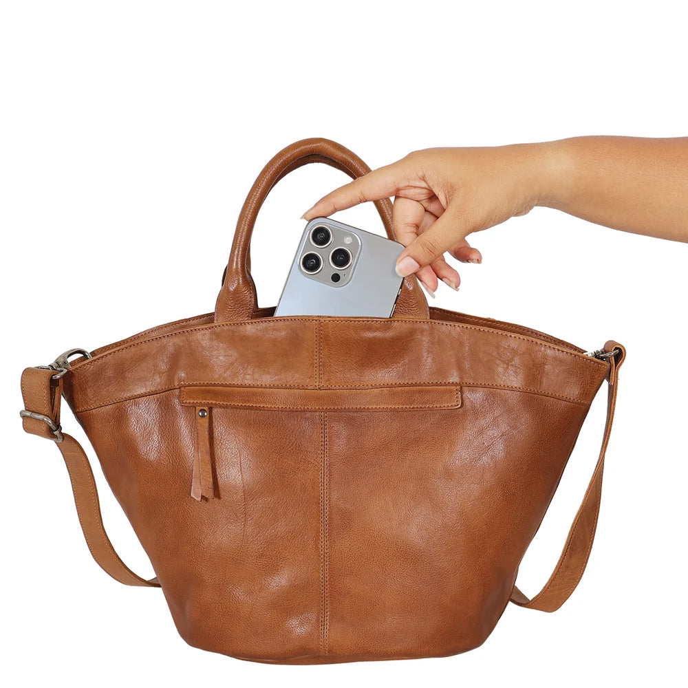 Claudia Leather Crossbody Bag