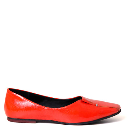 Shizuku Women's Patent Leather Flat