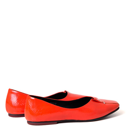 Shizuku Women's Patent Leather Flat