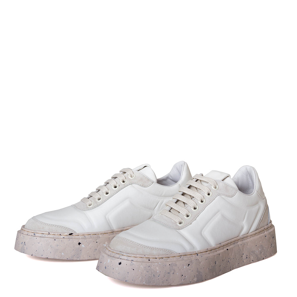 OA non-fashion A55 Kayla. Women's sneaker in white leather.