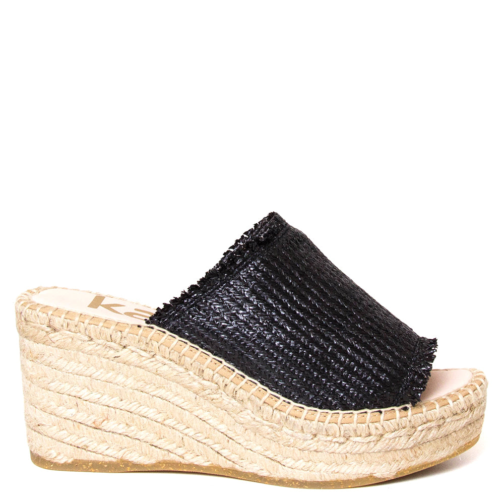 Dada Women's Raffia Wedge Sandal