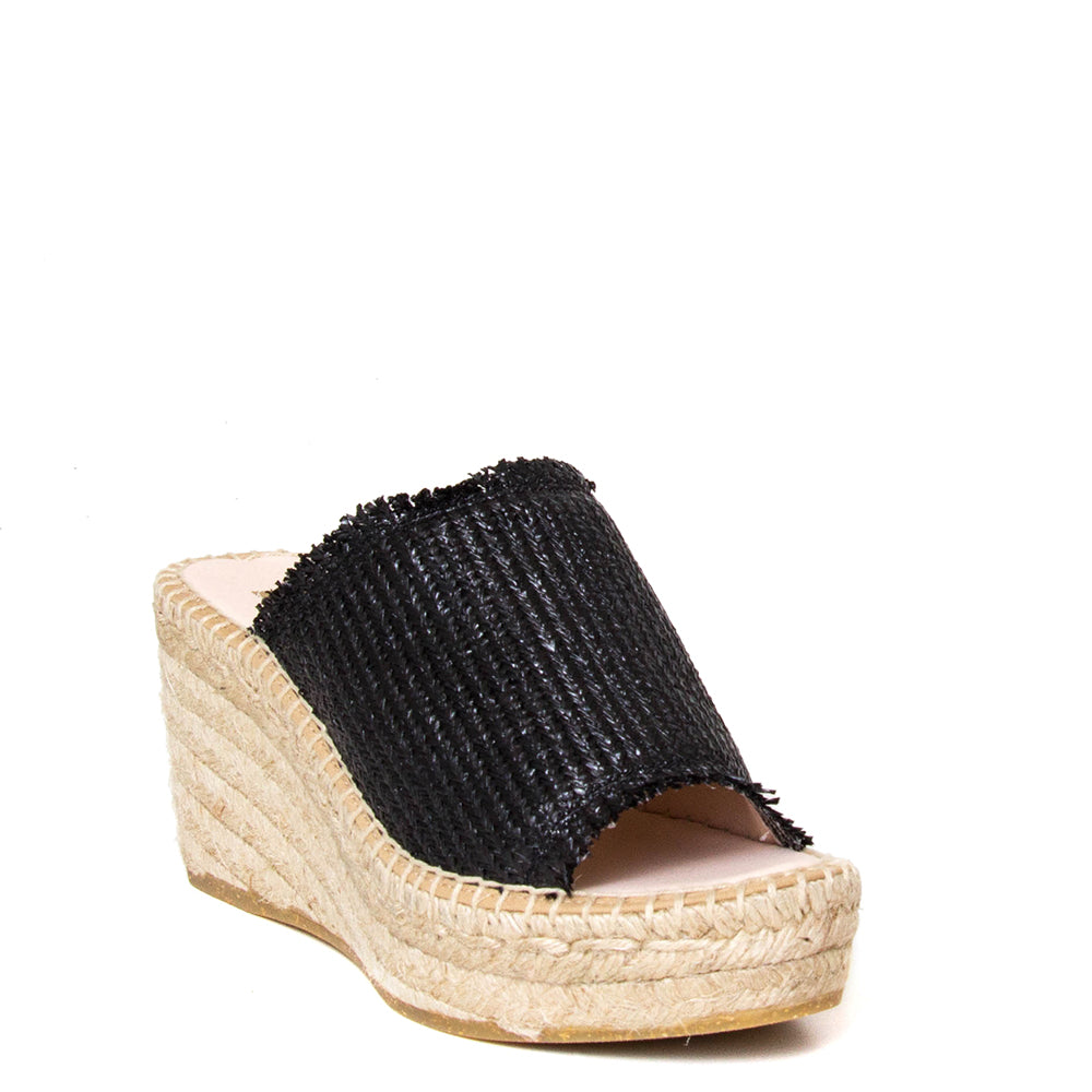 Dada Women's Raffia Wedge Sandal