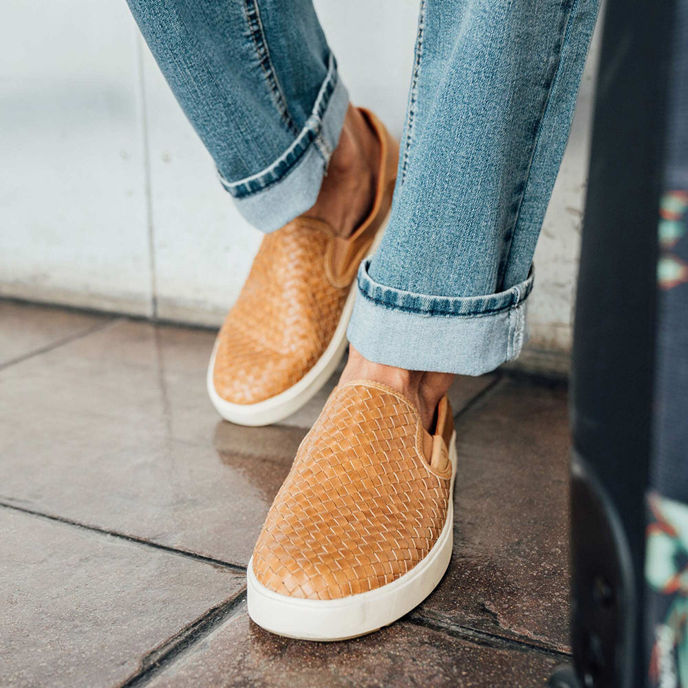 Lae'ahi Lauhala Men's Leather Slip-on Shoe