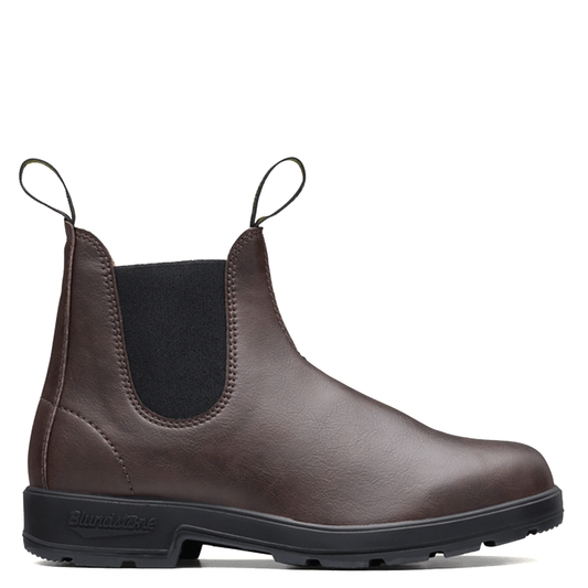 2116 Men's vegan Brown Chelsea Boot from Blundstone. Side view. 